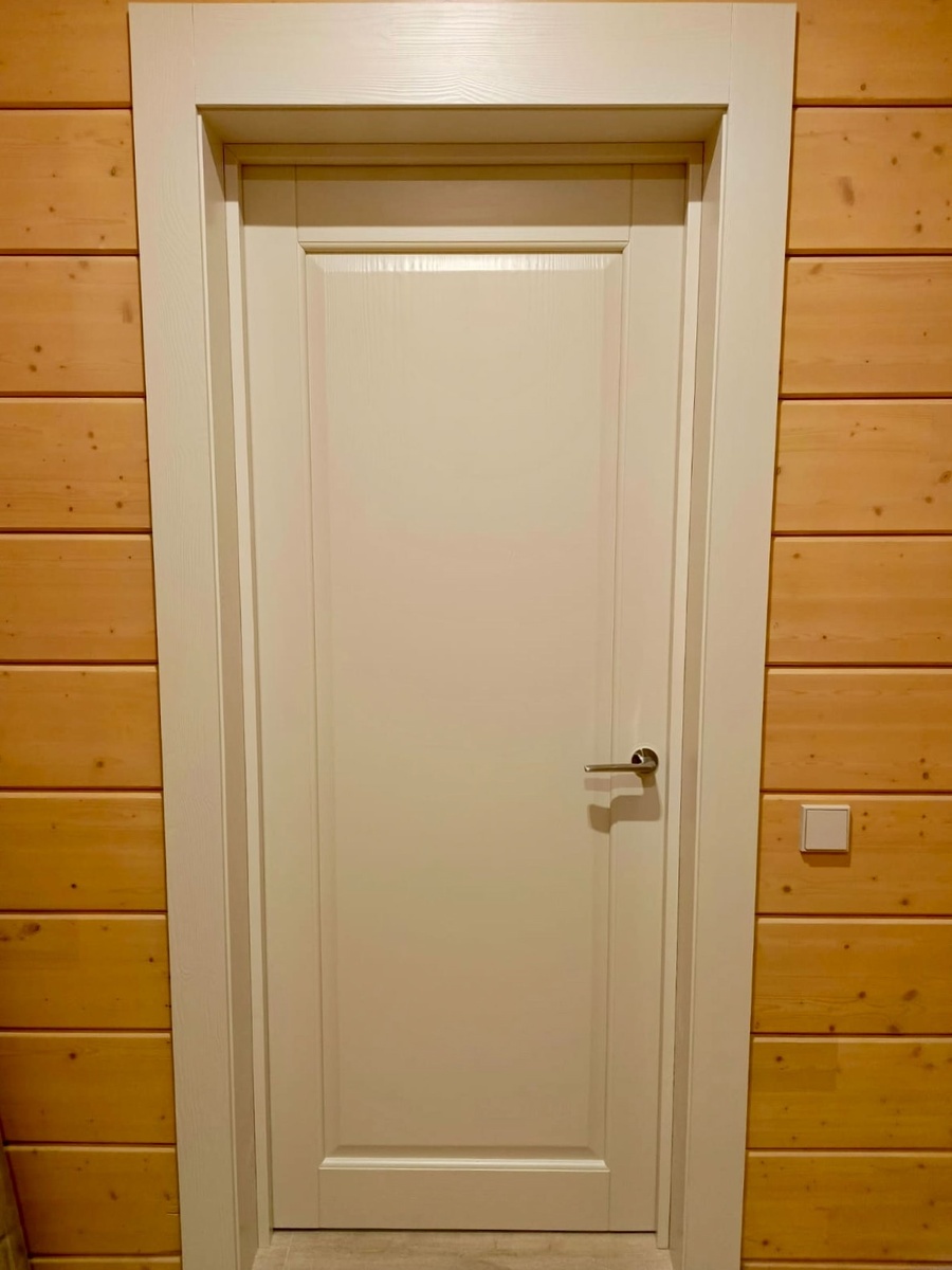 Двери из массива сосны модель Триплекс ПГ в цвете NCS S 1505-Y40R