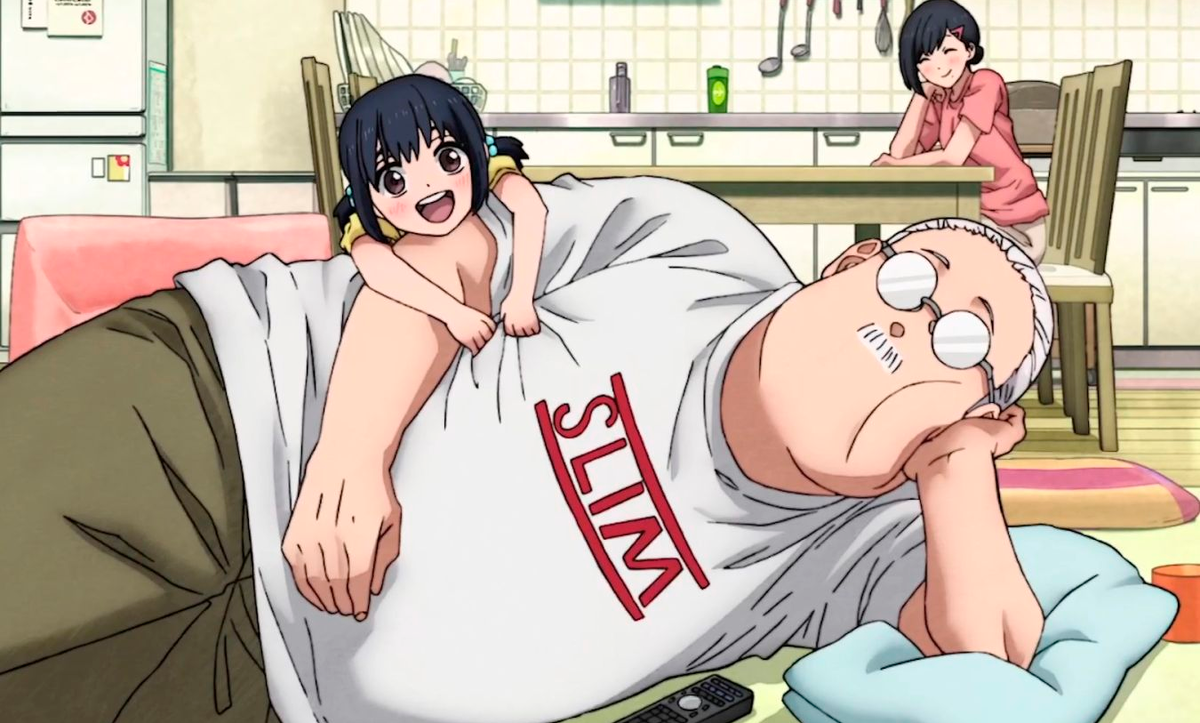     Кадр из аниме «Дни Сакамото»