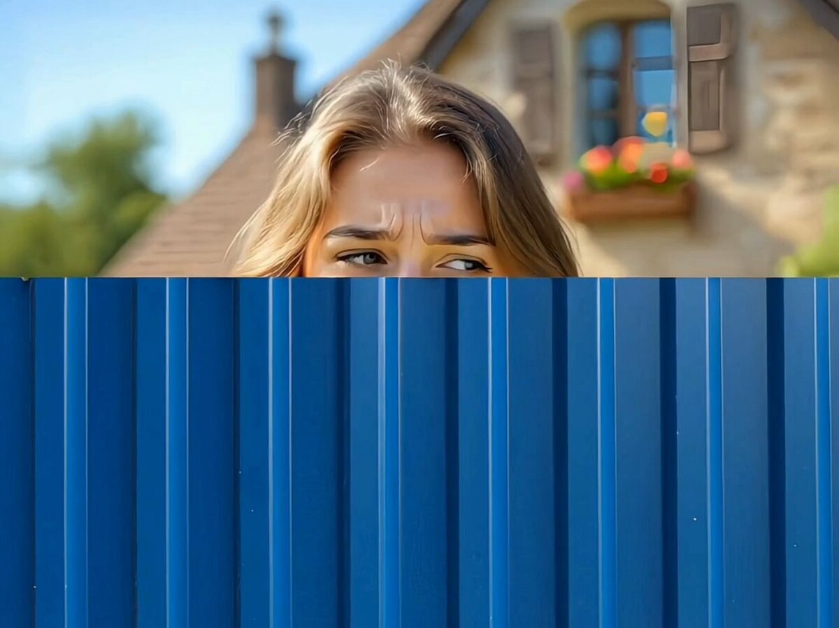 Сплошной забор как забор из профнастила дает ощущение отчужденности