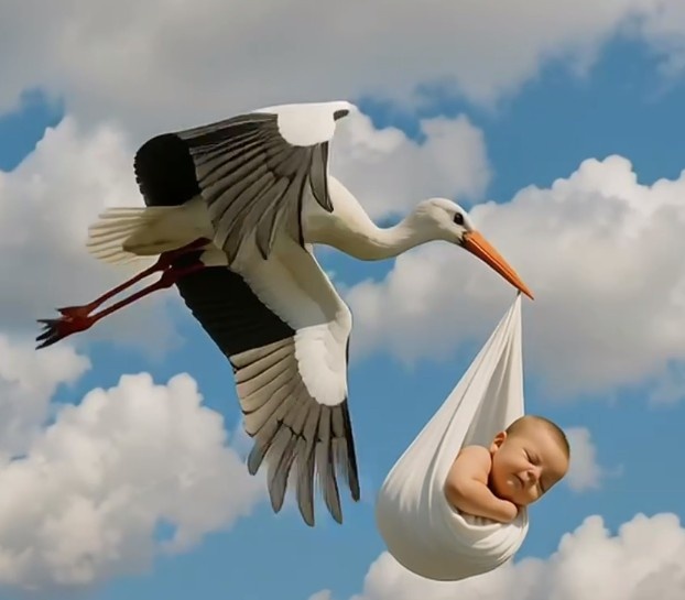 Аист-талисман на беременность