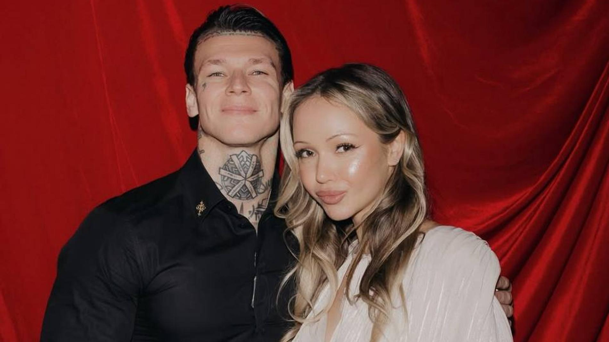    Niletto и его девушка — Екатерина Золотовская. Фото: Instagram (запрещён в РФ) @zolotoooooooooooooooooo