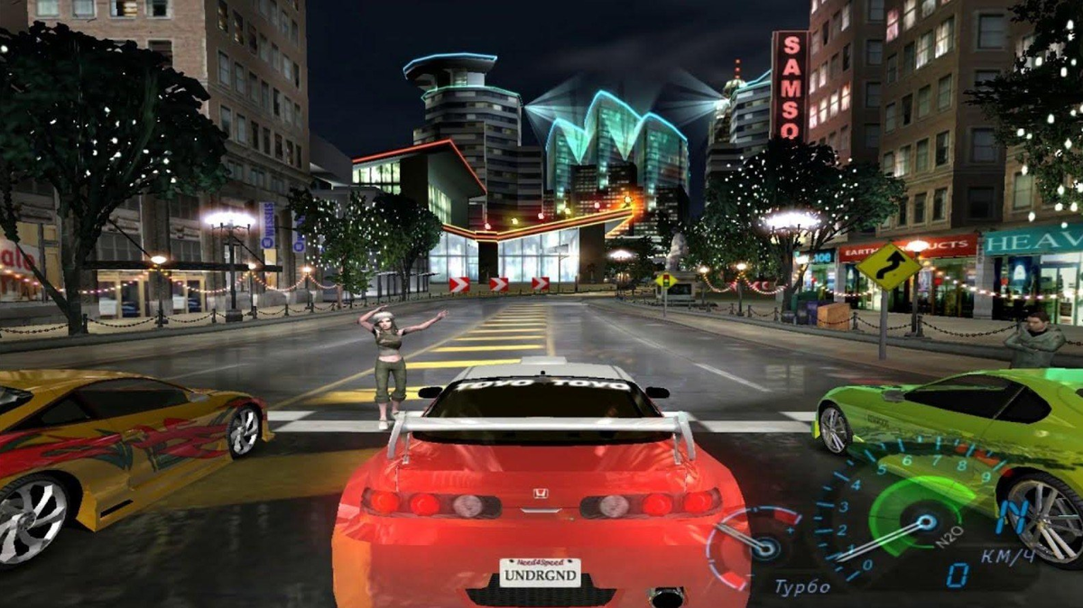 Геймплей Need For Speed: Underground.