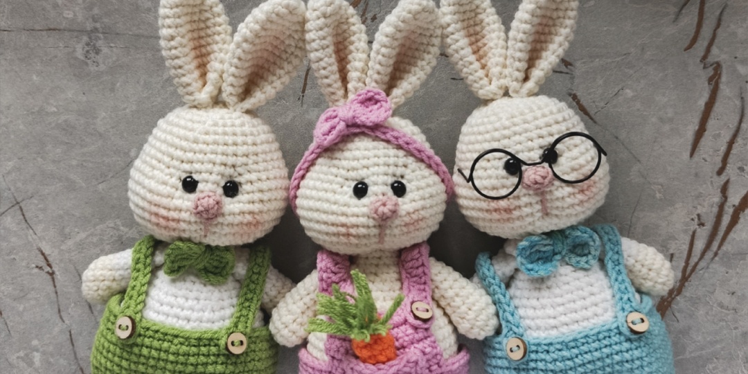 Мастер-класс крючком "Кроля в очках"
