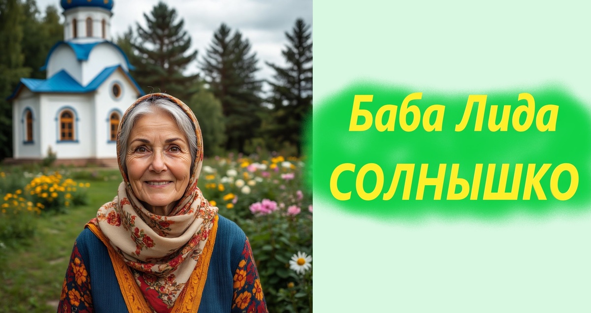 В нашем приходе все знают и любят бабушку Лиду, которую мы ласково называем Солнышко.