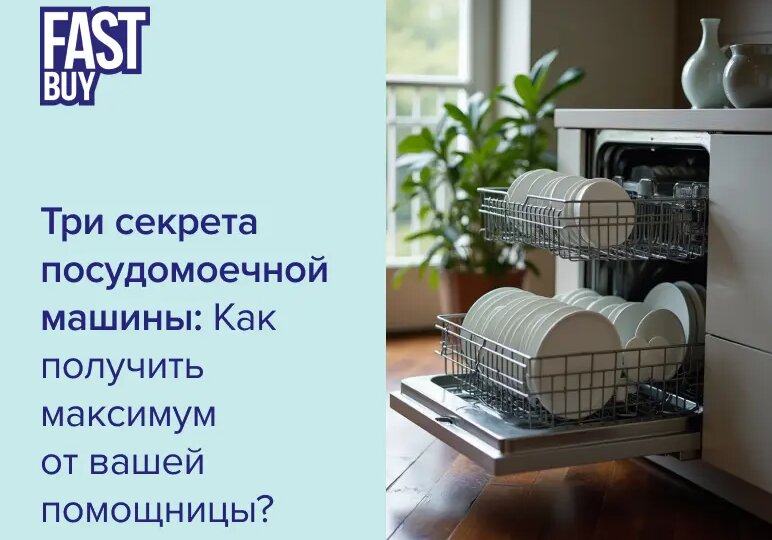 Три секрета посудомоечной машины: как получить максимум от вашей помощницы?