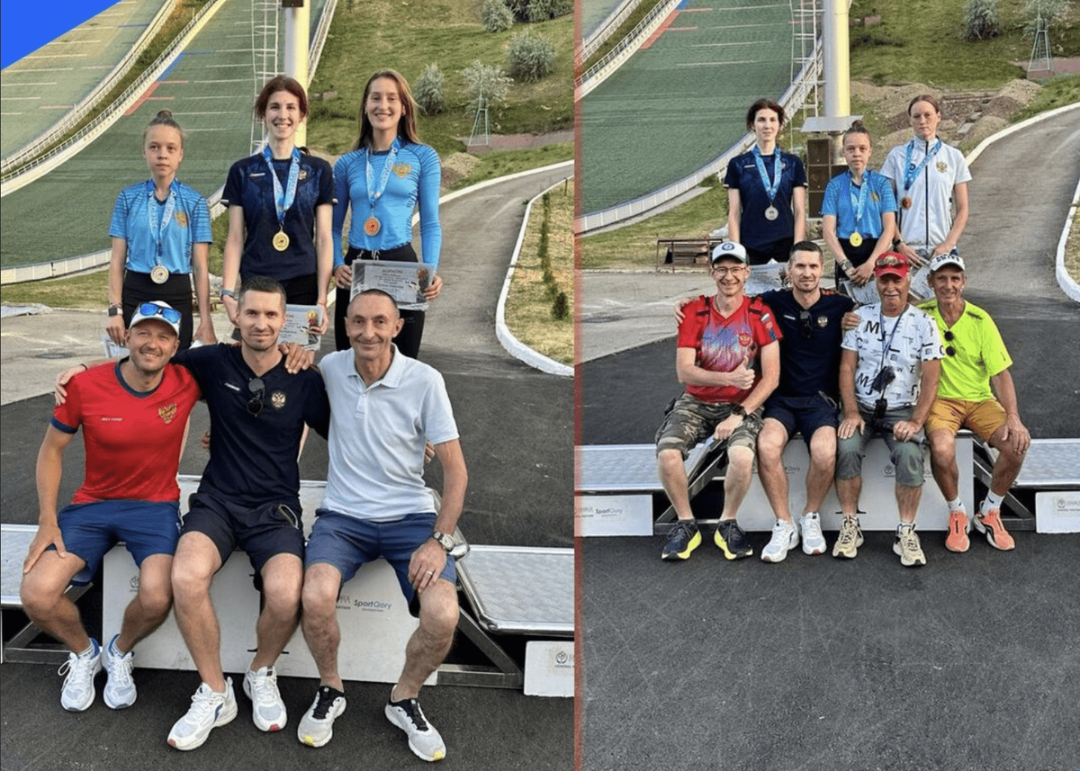   Фото: Летающие лыжницы / Соцсети ЦСП Магаданской области