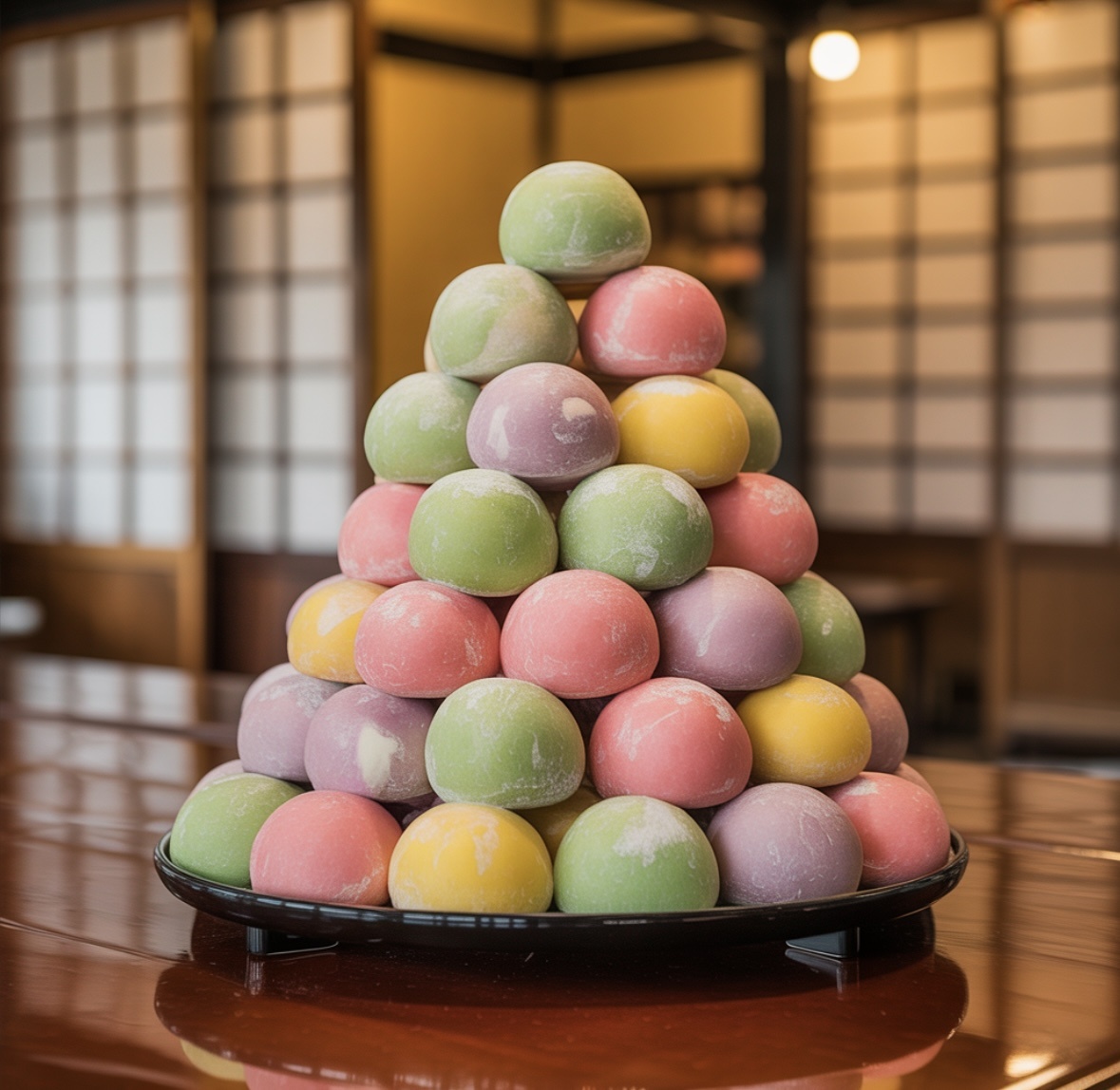 Моти — это не просто сладость. Это целое искусство, воплощённое в мягких, нежных шариках из клейкого риса с начинкой внутри. В Японии моти символизируют удачу и благополучие, а сами японцы подают их на праздники и в особые дни.

Сегодня я расскажу, как приготовить эти разноцветные моти в домашних условиях, чтобы они не только радовали вкус, но и стали украшением любого стола.