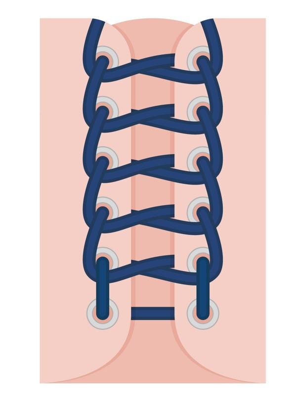 Shutterstock📷Шнуровка лестницей