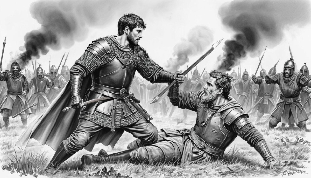 Молодой правитель Осман одерживает победу в поединке над своим заклятым врагом, византийским полководцем Филаретом