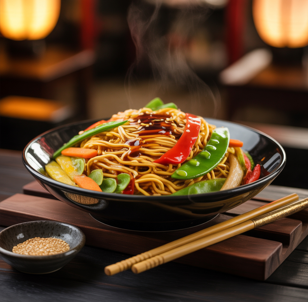 Что может быть лучше после насыщенного дня, чем тарелка горячей, ароматной лапши по-китайски с овощами в сладко-соевом соусе? Это блюдо готовится всего за 15 минут, а вкус — как из любимого азиатского ресторана!

В этой статье делюсь проверенным рецептом, который легко повторить дома. Подходит для ужина, обеда или даже вечеринки с друзьями.