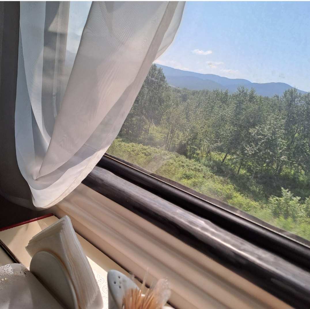 Вид из окна плацкартного вагона. Фото из личного альбома