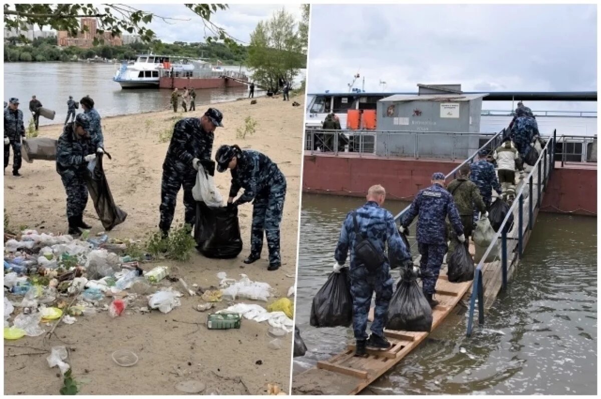    Остров кораблик Новосибирской области очищен в рамках нацпроекта