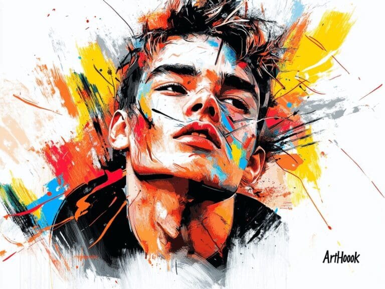    Уникальный подарок парню: как портрет станет символом вашей любви и уважения Art-Hook.Ru