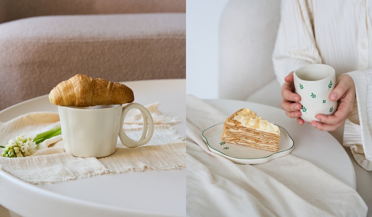 Кружка Бизи 310 мл, Чайная пара Nature 330 мл.