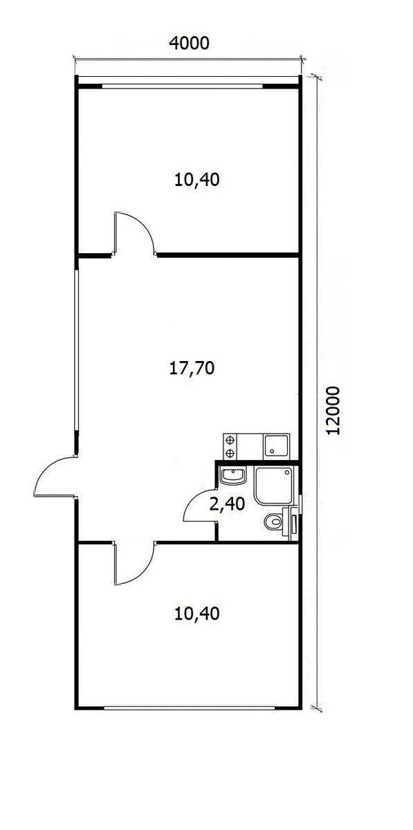 Секрет эффективности: Отказ от коридоров, двойных дверей, «парадных» зон.  