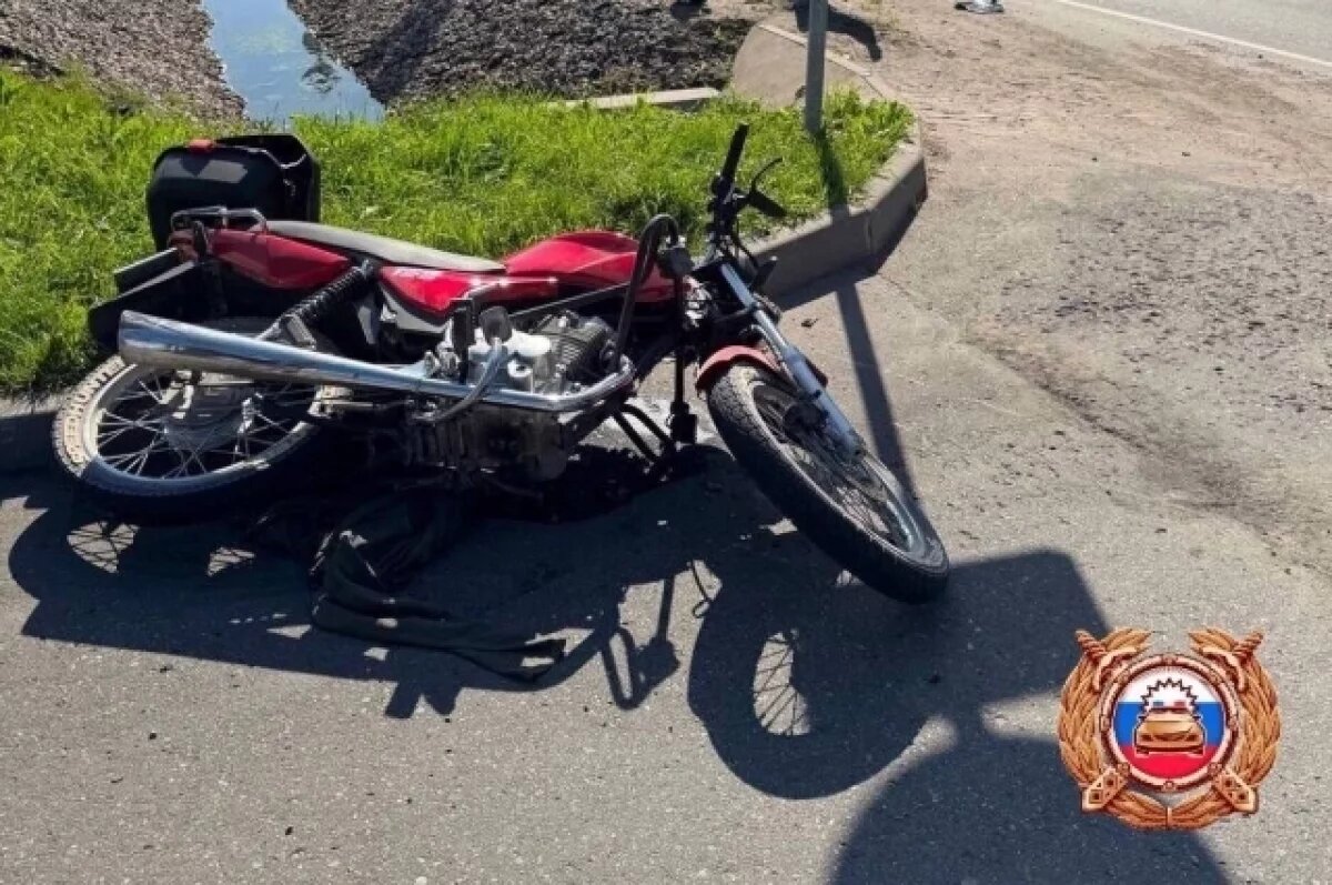    Мотоциклист пострадал при столкновении с автомобилем в Бежецке
