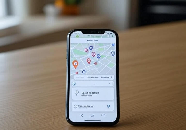 Смартфон с приложением