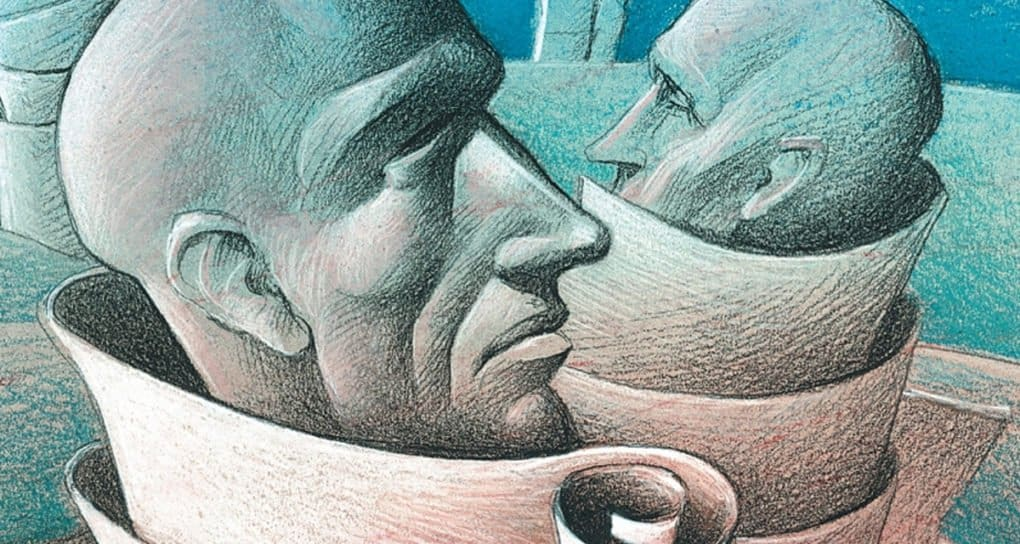 Иллюстрация С. Дергачева к роману "Мы"