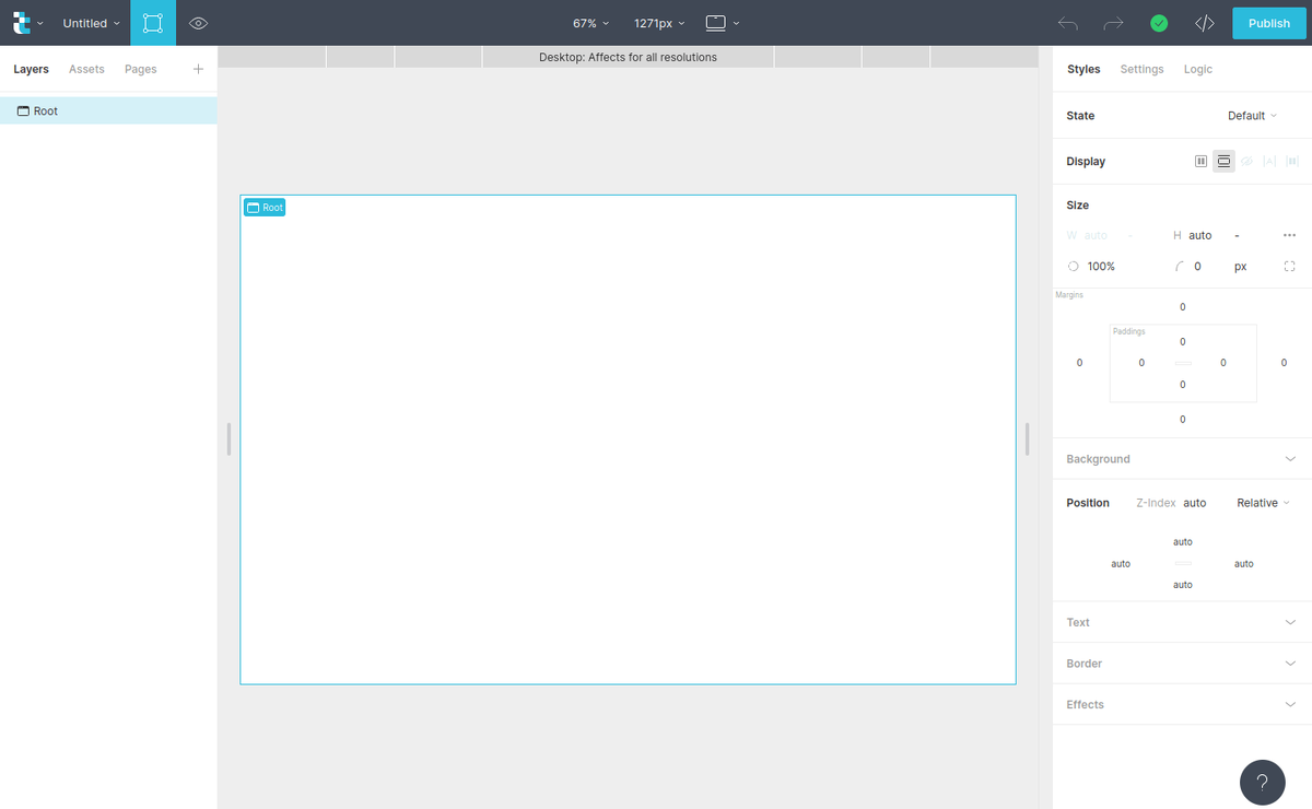 Одна из первых версий Taptop
