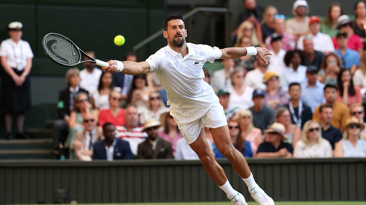 Фото: 2025 Getty Images
Новак Джокович сыграет уже свой 14-й полуфинал на Уимблдоне