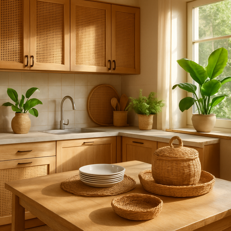    Откройте для себя магию ротанговых держателей: как сделать вашу кухню стильной и уютной своими руками! Loza