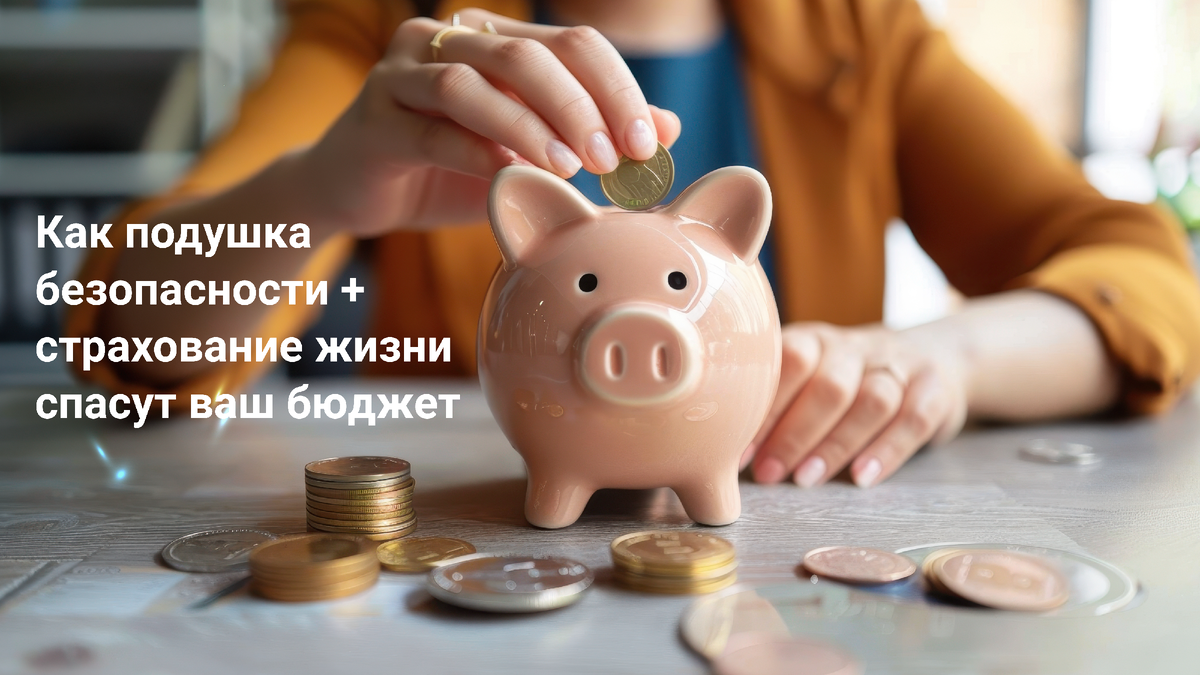 Как подушка безопасности +страхование жизни спасут ваш бюджет | фото Freepik