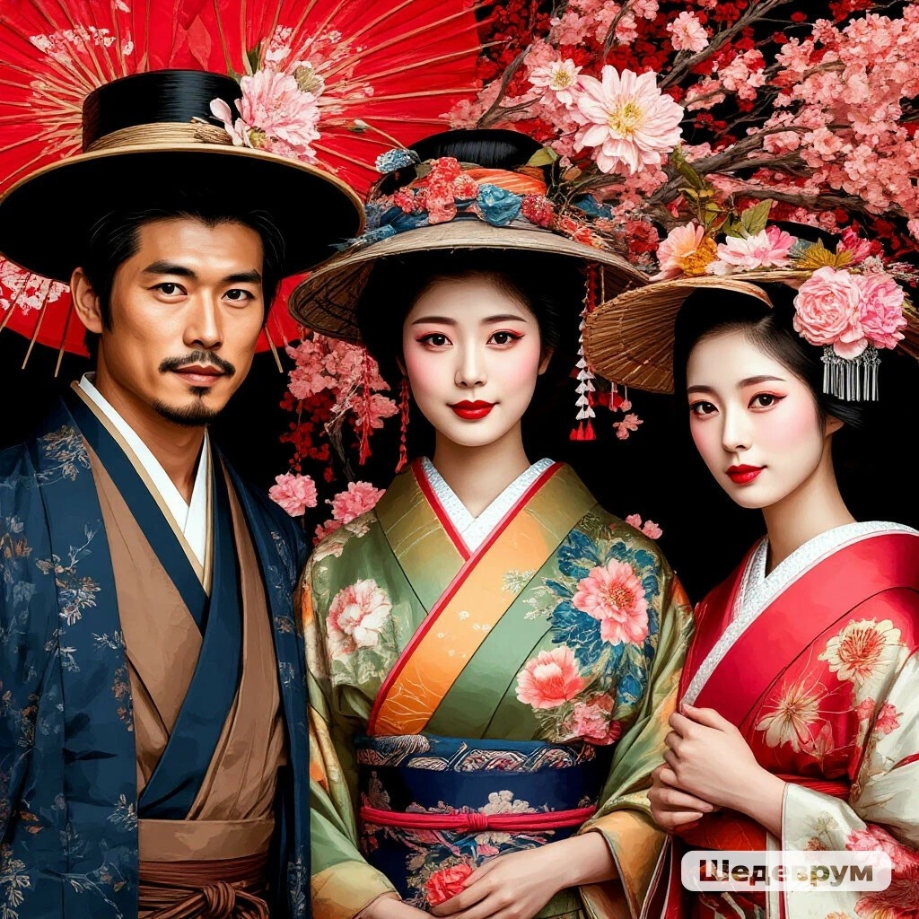 Жители Японии.