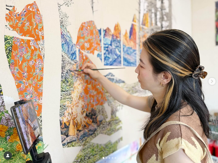 Наоми Окубо за работой