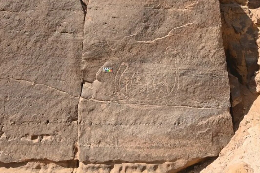     На скале у Нила нашли «визитку» одного из первых правителей Египта