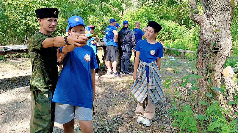    Казачья молодежь провела военно-спортивные игры