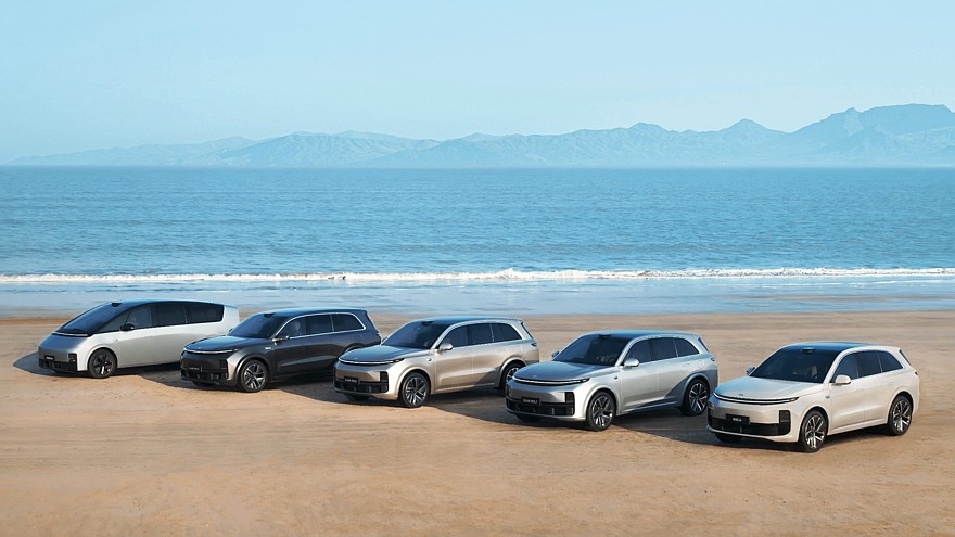    Слева направо: Li Mega, Li L9, Li L8, Li L7 и Li L6