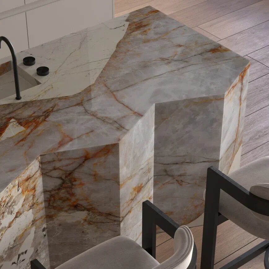 Кварцевый агломерат Patagonia Extra EQJQ 077