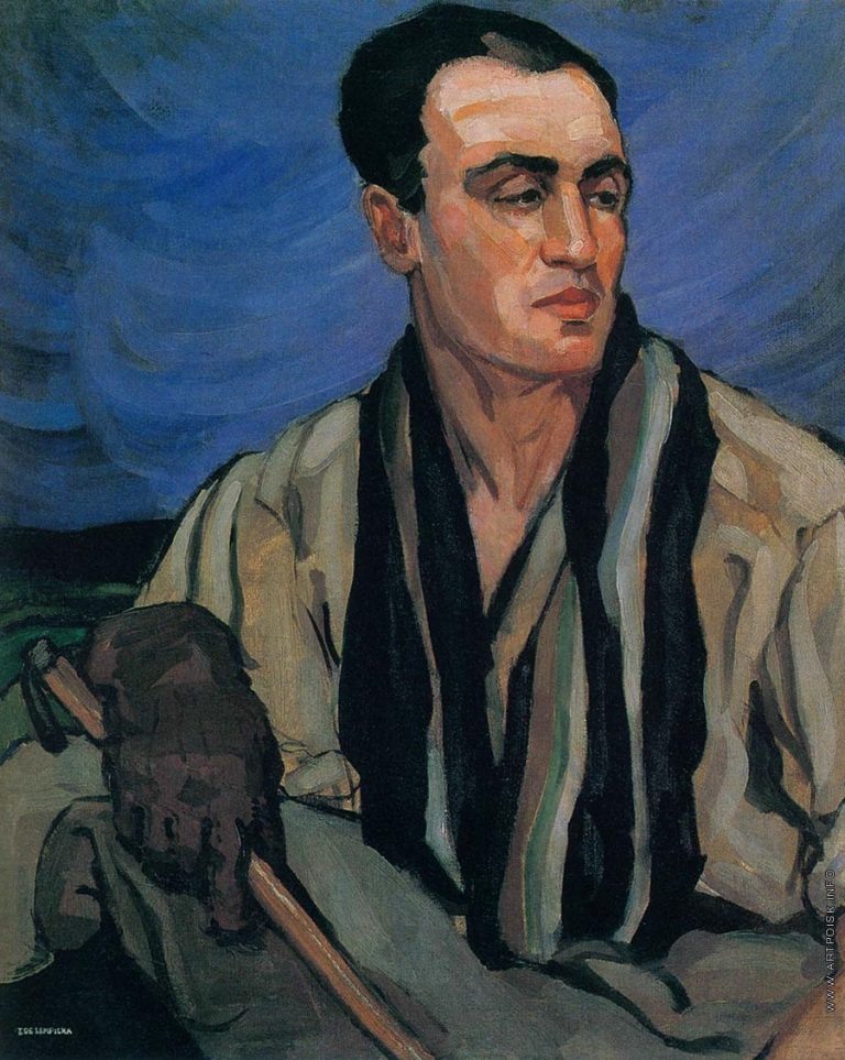 Тамара де Лемпицка. "Портрет Игрока в Поло". 1922 г.