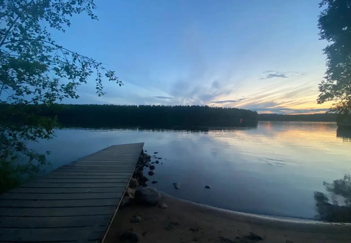  Закат на реке Свирь   © Интерфакс. Елена Тазиева