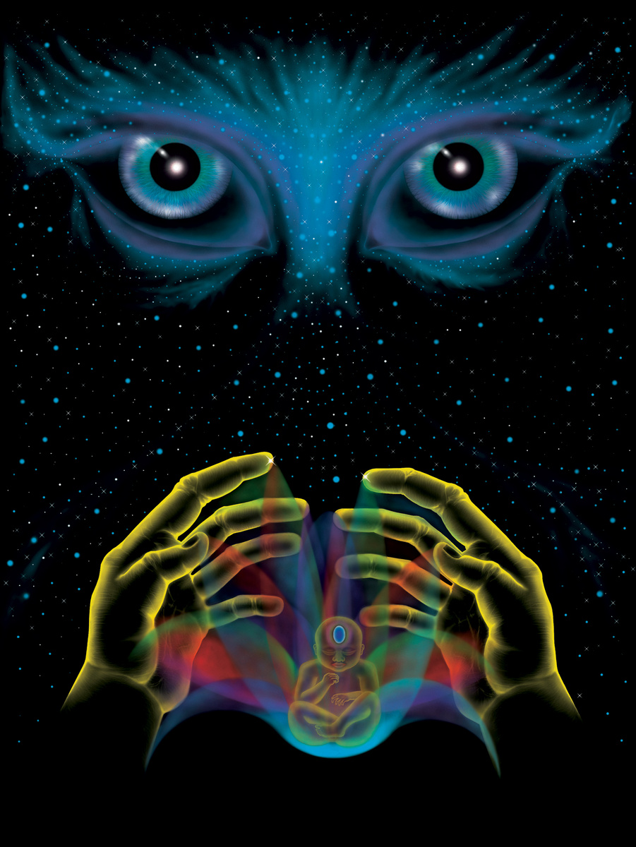 Цифровая живопись Николая Левашова "Рождение Жизни"