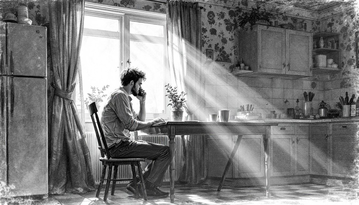 Артур позвонил маме и попросил её забрать детей из садика ©Михаил Лекс 