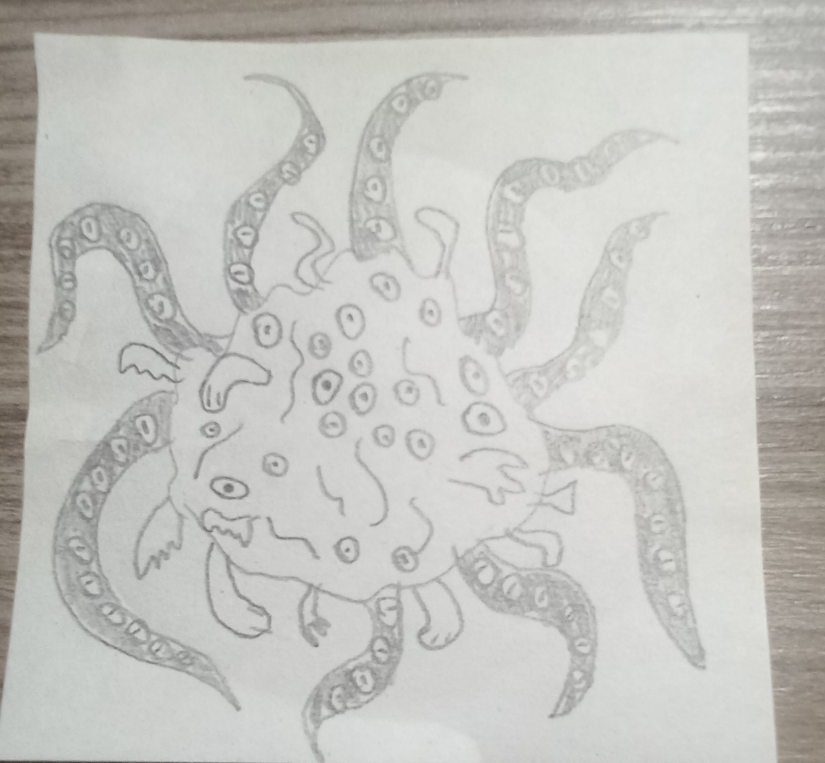 Детский рисунок рассказчика, основанный на этой серии