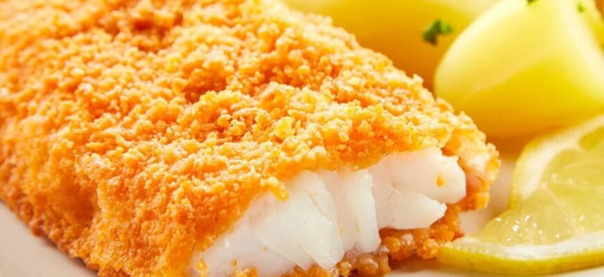 Приготовить в домашних условиях рецепт ресторанного блюда Жареная рыба по скандинавски