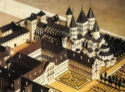 Монастырь Клюни III   Реконструкция