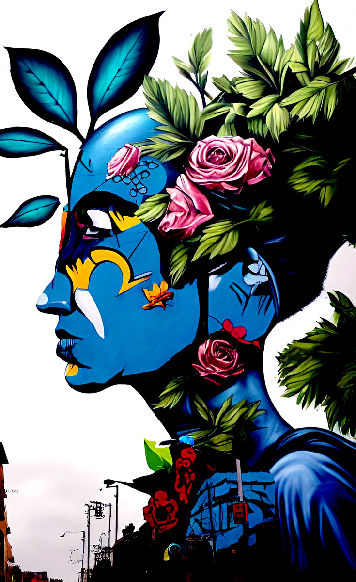 Новая я. Иллюстрация создана с помощью нейросети DreamAI и программы Photoshop.
