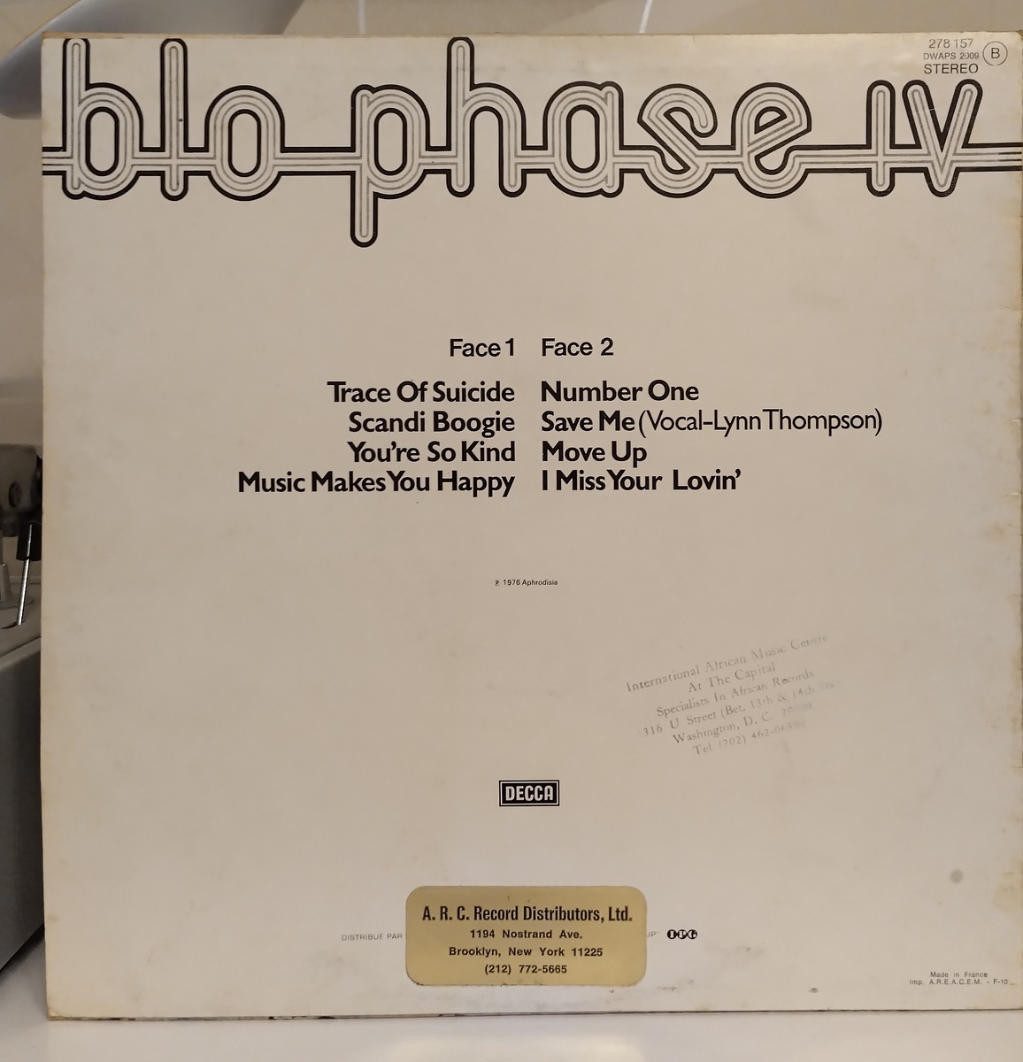 Пластинка Blo - Phase IV