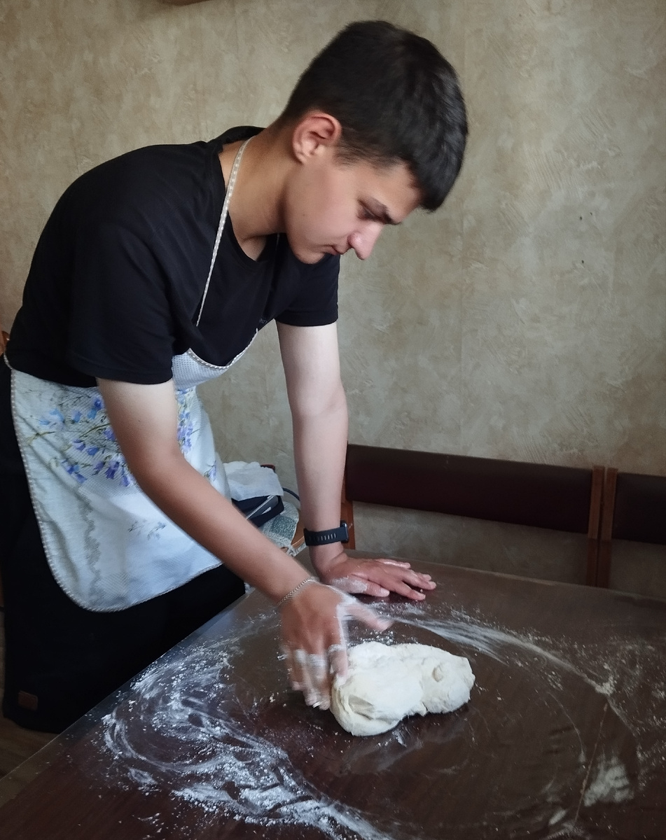 Приготовление теста.