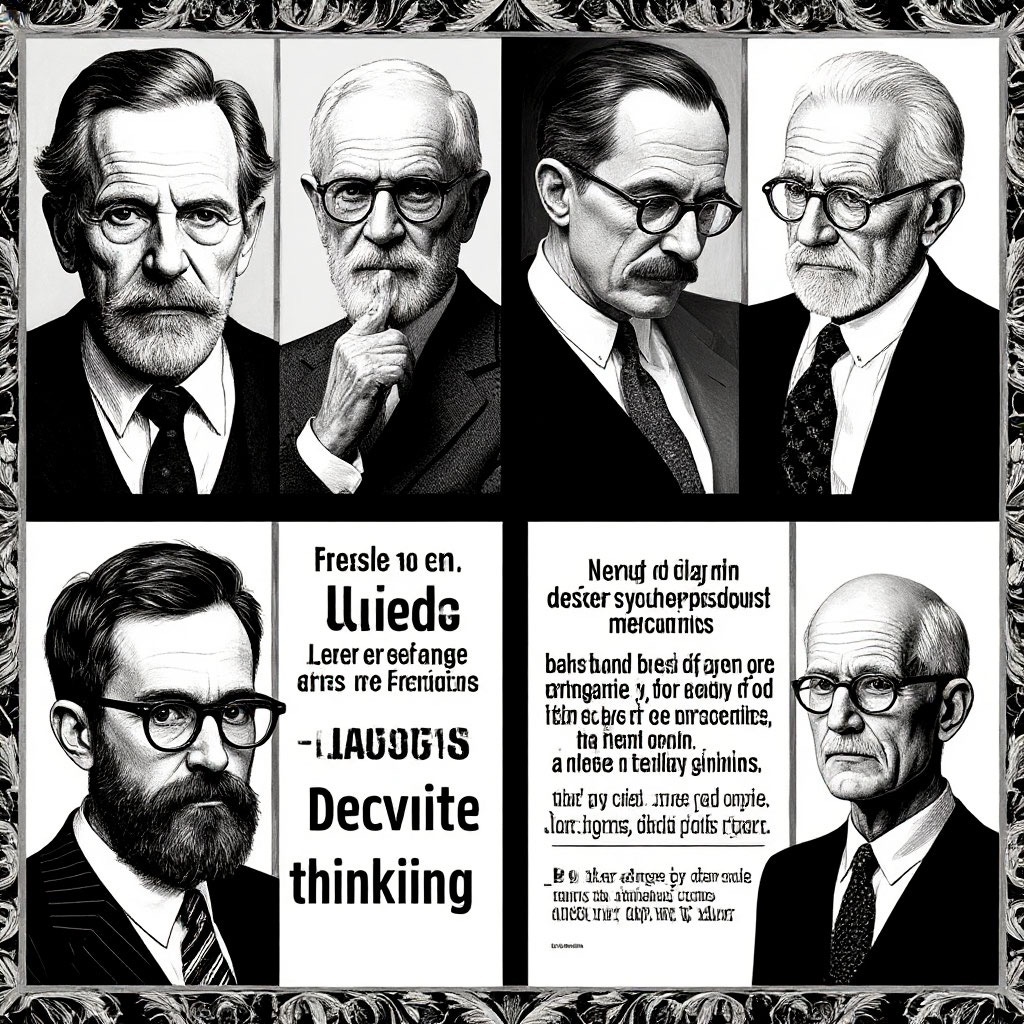 Стилизованные изображения: виньетки психоаналитиков 