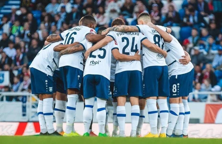    «Балтика» празднует выход в Суперфинал Кубка России. Фото: Соцсети ФК «Балтика»