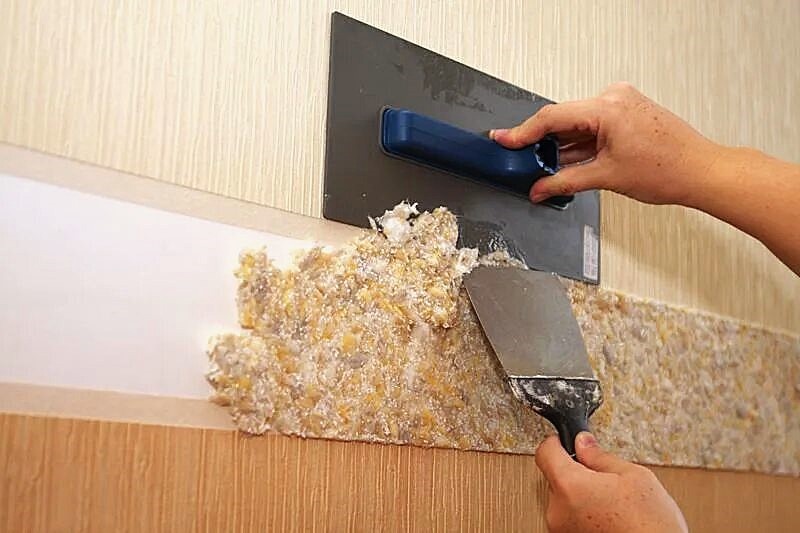 #нанесение  #шпатель  #обои  #клеить