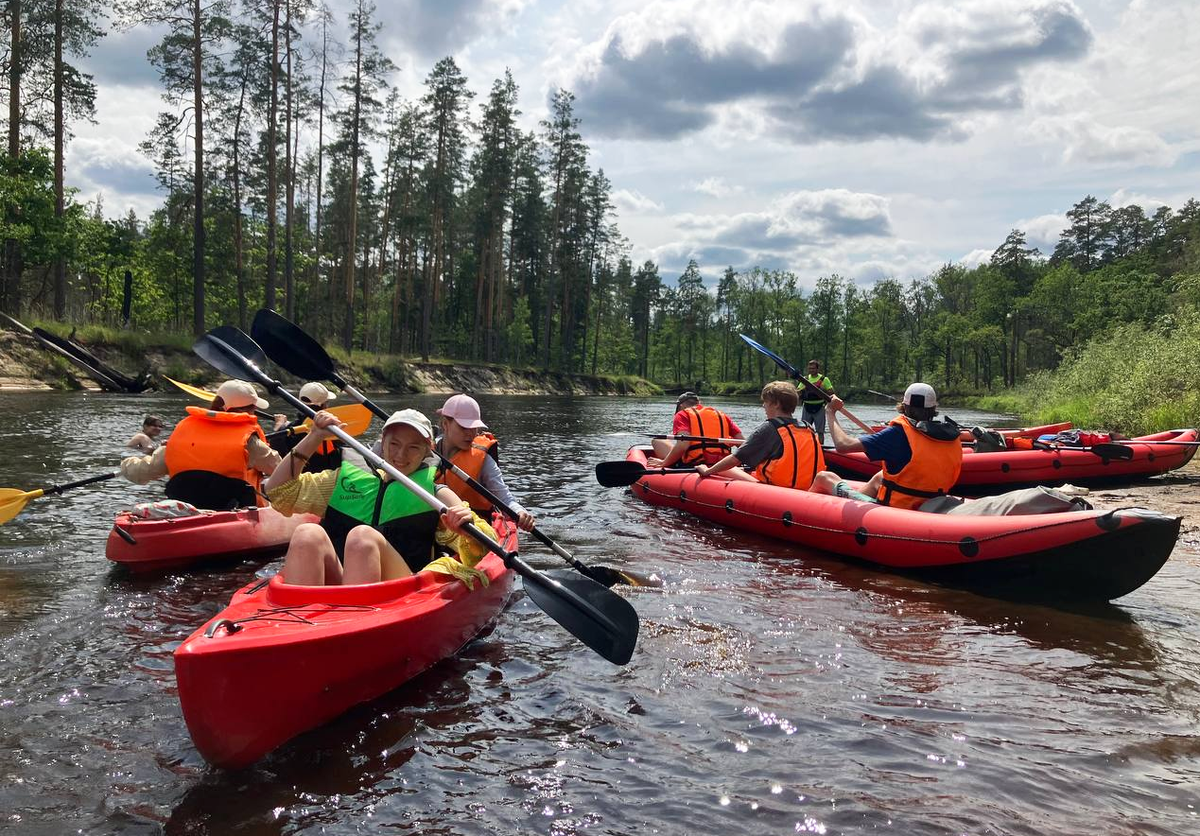 Сплав команды Онлайн-школы Европейской гимназии 2025
