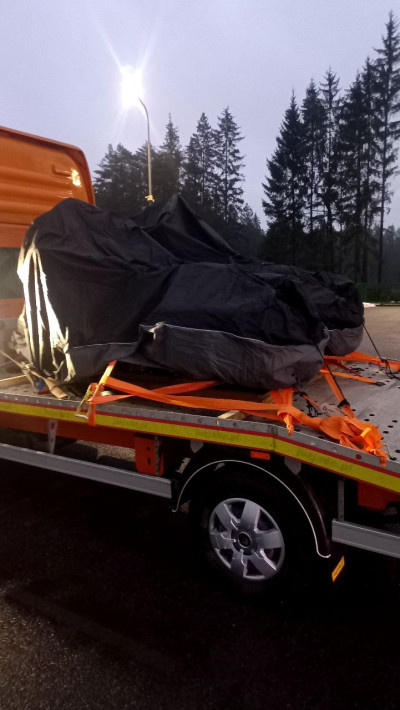 Упаковка квадроцикла для транспортировки компанией "Возим"