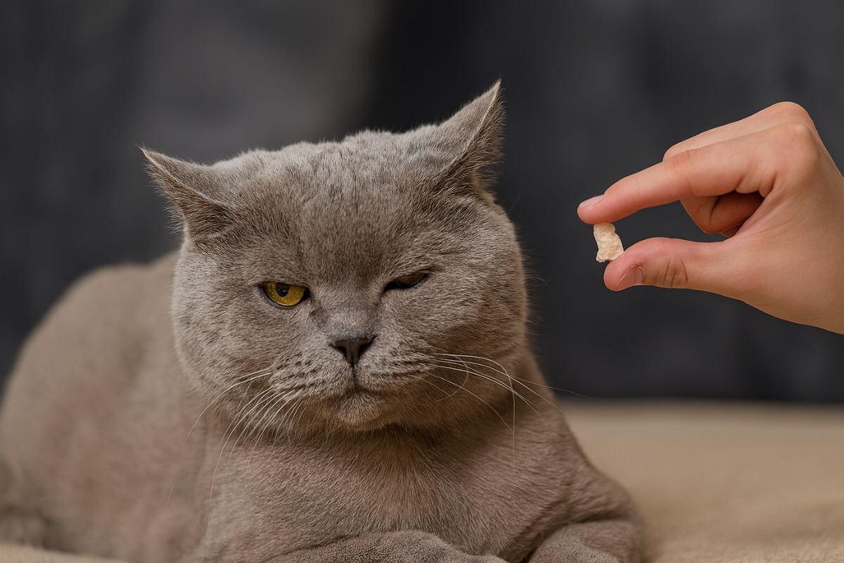 Обидчивый котик 