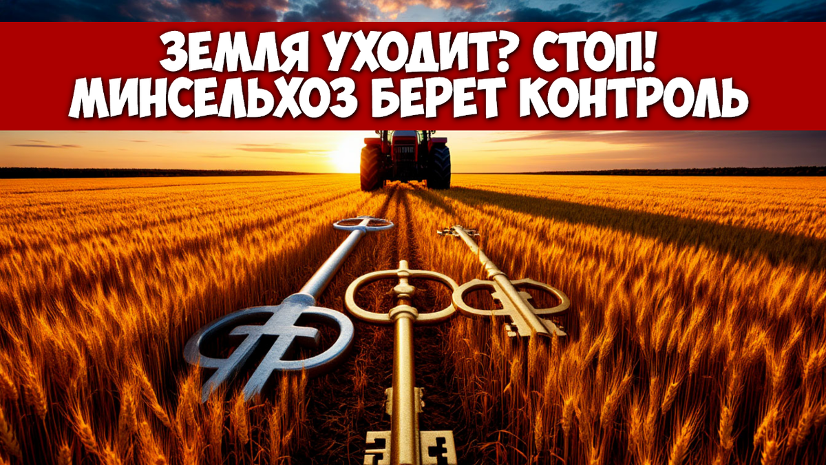 Как 2 млн га пашни спасут от застройщиков, а 47 000 тракторов изменят АПК к 2026