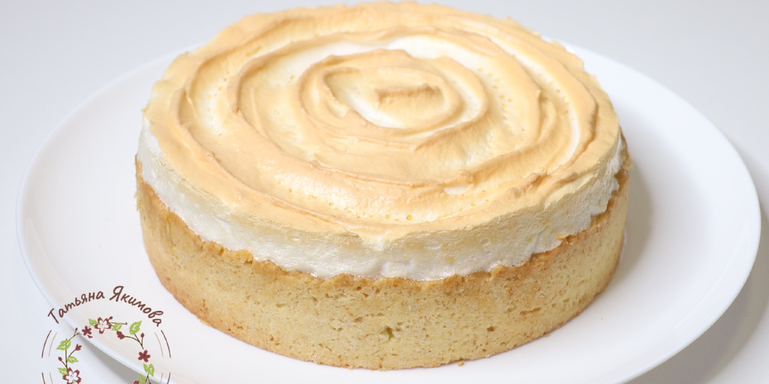 Творожный пирог с меренгой | пирог "Слёзы ангела"